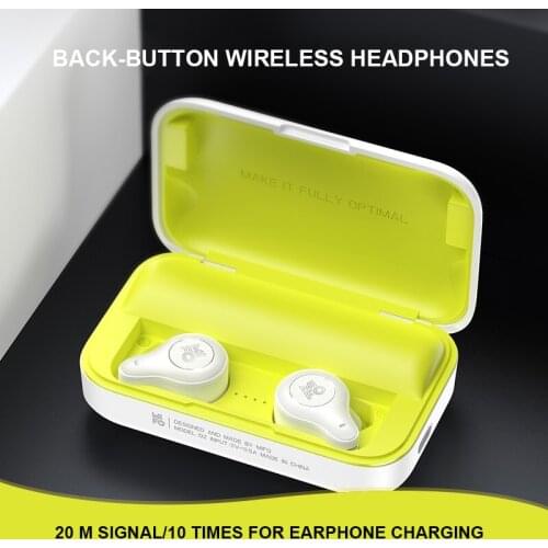 Mifo O2 Bluetooth 5.0 Wireless Earphone Headset with Charging Box IPX5 Waterproof Stereo Built-in Microphone Headphone