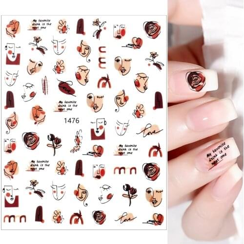 EZOP Nail Art Stickers