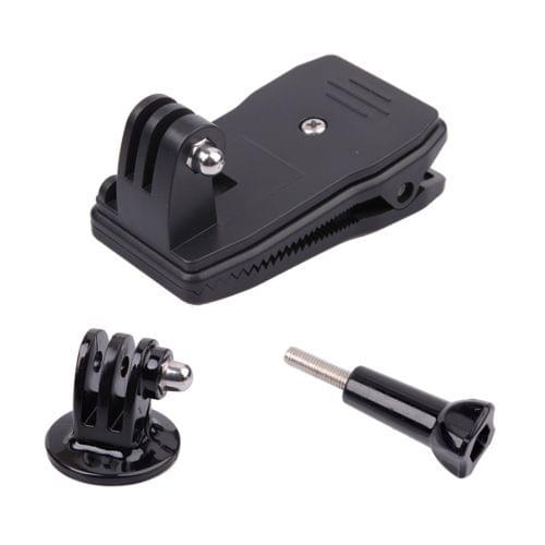 3-in-1 Accessories Kit for Gopro Hero4 Hero HD 3+/3/2/1 Camera,Backpack Hat clip