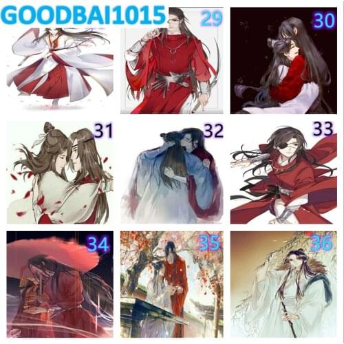 5D DIY Anime Tian Guan Ci Fu Diamond Painting Embroidery Cartoon Diamond Mosaic Cross Stitch Kits Home Decor Crafts