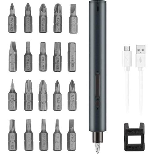 Precision Electric Screwdriver Set for Phone Laptop Magnetic Multifuctional Screwdriver with LED Light Lithium Battery