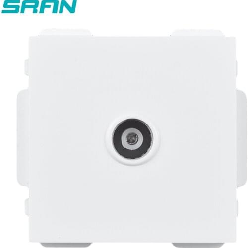 SRAN 52*52 wall TV socket television module accessories suitable for 86*86 panels function interface