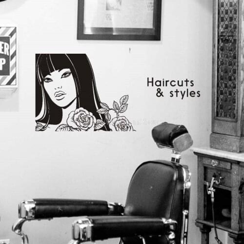 Wall Posters Hair Salon Barbershop Art Hairdresser Wall Decor Haircut Tools Wall Art Cosmetic for Hair Stylists