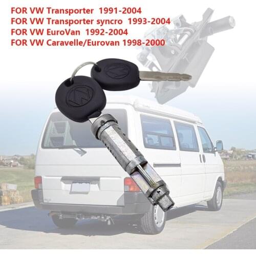 New Rear Tailgate Lock Barrel Cylinder with 2 Key For VW Transporter T4 Caravelle EuroVan 701829239 701827573 701837061D