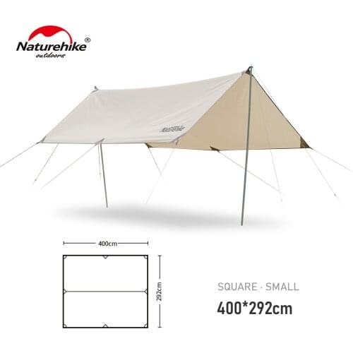 Naturehike 4-6 Person Family 150D Nylon Waterproof Outdoor Ultra Light 3 Sizes Large Awning Camping Picnic Tent NH20TM006