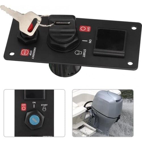 Single Engine BRP Ignition Cut Off Switch With Keys Fit For Honda Outboard 06323-ZZ5-764 06323ZZ5764