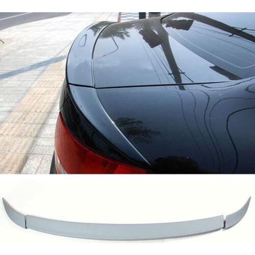 PU Unpainted Grey Rear Trunk Spoiler Wing For Audi A6 C6 2005-2011 Car Rear Trunk Spoiler Wing Boot Lip