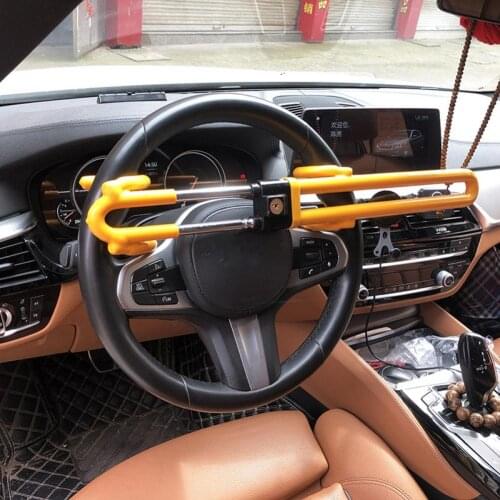 Anti-sawing Hard Universal Heavy Duty Steering Wheel Lock for Autos