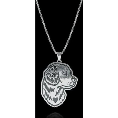 Daisies One Piece Labrador Retriever Dog Pendant Necklaces Animal Charm Christmas Gifts For Pet Lovers Dog Jewelry