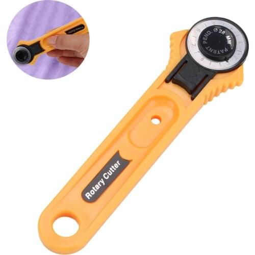 1PCS 28mm Rotary Cutter Premium Quilters Sewing Quilting Fabric Cutting Craft Tool Leathercraft Tool