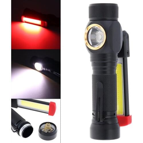 USB Charging COB LED Work Lamp Flashlight Side Lamp 7 Modes Torch Light Support 180 Degree Rotation for Vehicle Auto Car Repair