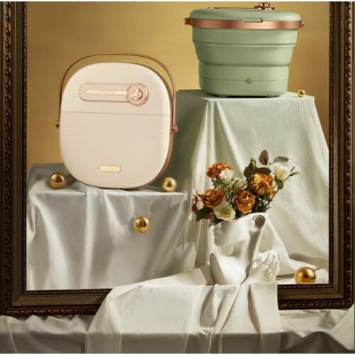 Constant temperature foot bath, foldable foot bath, retro fashion, household footbath, foot bath artifact