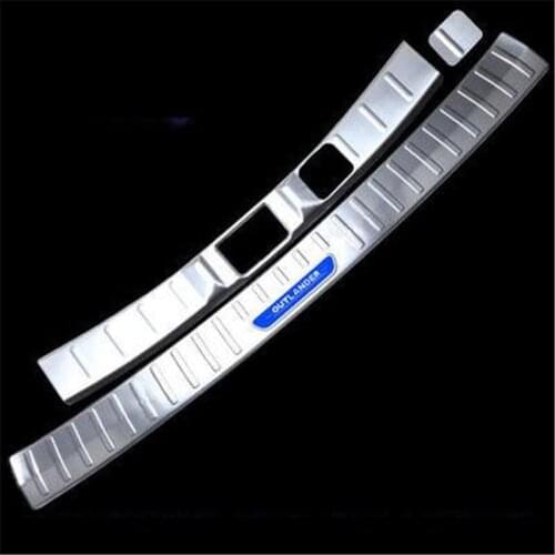 Stainless steel Rear bumper Protector Sill For 2006 to 2012 2013 to 2016 2016-2018 Mitsubishi Outlander Samurai Car styling