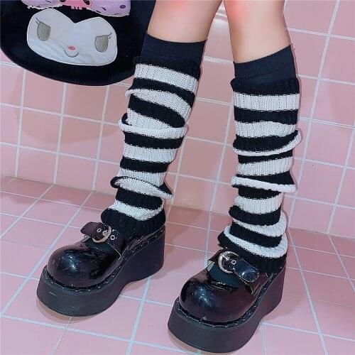 Women Over-knee Striped Pile Sock Leg Guards for Ladies Breathable and Comfortable Socks 2021 Hot Sale Good Flexibility Socks