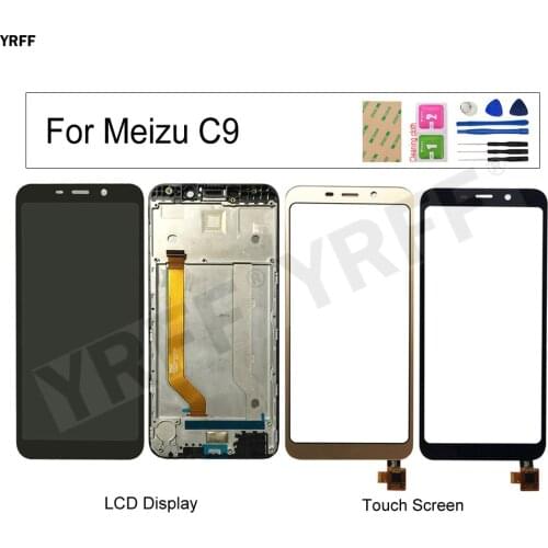 For Meizu C9 pro/ M9C/ C9 Touch Screen Digitizer Sensor 5.45'' Glass Panel Replacement Part