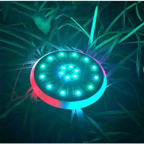 1/2/4pcs Color Changing Solar Buried Light 4 Modes RGB 30LED Under Ground Floor Garden Courtyard Decoration Lamp