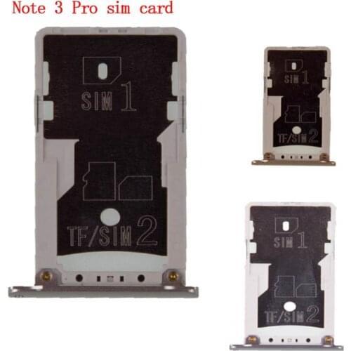 1pcs New sim Tray Holder For xiaomi Redmi Note 3/ Hongmi Note 3 Pro Sim Card Reader Tray Socket Slot Holder Replacement
