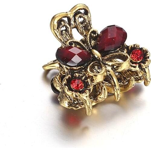 1 PCs 2018 New Fashion Charming Hair Accessories Retro Butterfly Hairpins Crab Mini Hair Clips For Women Girls Headwear Jewelry