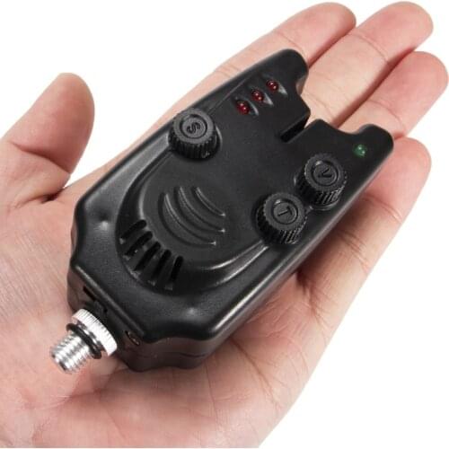 1Pcs/Bag Fishing Bite Alarms With LED Sound Tone Adjustable Fishing Bite Indicators