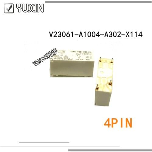 10PCS/LOT 100%Original&New Relay V23061-A1004-A302-X114 9VDC V23061 A1004 A302 X114 10A 4PIN