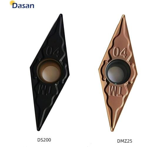 10pcs VBMT110304 TM VBMT110308 Carbide Inserts VCMT110304 Turning Blade CNC Lathe Cutter Tool for Metal