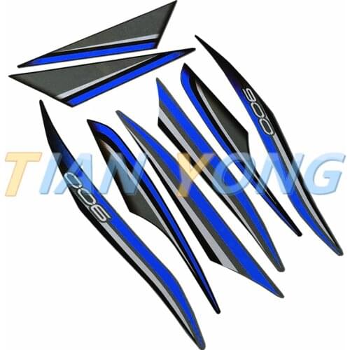 Motorcycle Accessories Sticker Decals Kit Protector Racing Silkscreen Applique For Kawasaki-Z900-2017 Six colors custom made