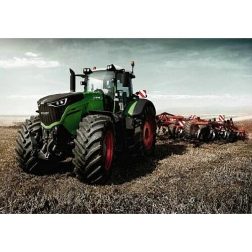 Diamond Embroidery Farm tractor 5D DIY Diamond Painting Full square round Cross Stitch Kits picture Rhinestones Home Decor FZ876