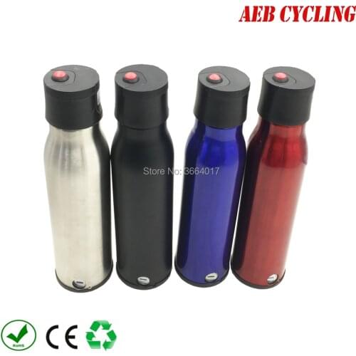 EU US Free shipping 36V 6Ah Stealth Water Bottle Battery smart portable battery pack for booster bicycle with charger