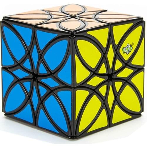 Lanlan Butterflower Cube Black Cubo Magico Xmas gift idea Magic Cube Magico Puzzle Toy For Children Kids Gift Toy