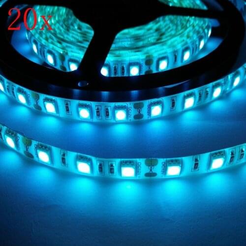 New ice blue LED,FREE DHL 100m/lot 300LED IP65 waterproof 12V SMD 5050 LED strip light