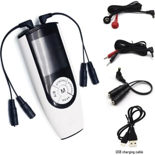 New And Strong Electro Shock Host,USB charging Two Output High Performace Host,Power Therapy Box Machine Adult Sex Toy Accessory