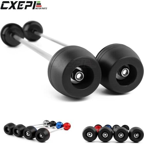 Fit For YAMAHA Tenere 700 Tenere700 2019-2020 Front and Rear Axle Fork Crash Sliders Wheel Protector