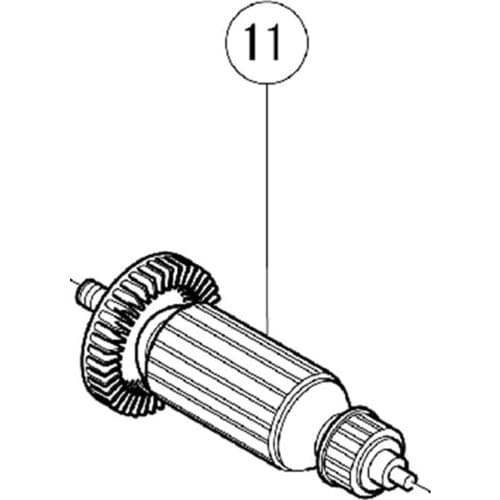 Genuine ARMATURE 220V-230V for Hitachi 360622E 360622F CN16SA CE16SA Shear Nibbler