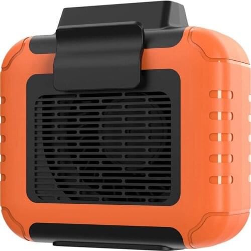 Portable Mini Waist Clip Fan 3 Speeds USB Rechargeable Hands-Free Belt Fan for Hiking Camping Fishing Working Cycling