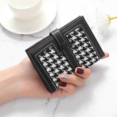 Casual Women Small Card Holder String Multi Card Slots Coin Purses Anti-demagnetization Driver License Compact Credit Card Case