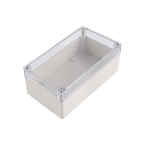 Dustproof IP65 Clear Cover Plastic Electronic Project Junction Box 158x90x60mm