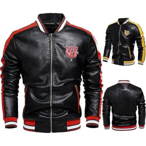 Men's Faux Leather Jackets Rollsrari China