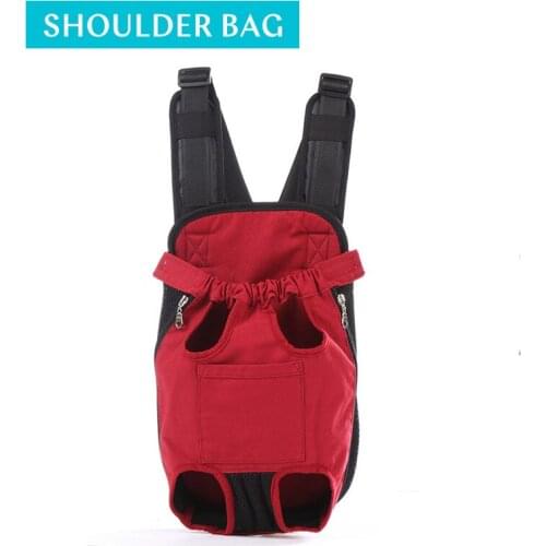 Dogs Carrier Bag Mesh Breathable Portable Head Out Cat Double Shoulder Bags Pet Front Backpack Outdoor Travel Puppy Supplies
