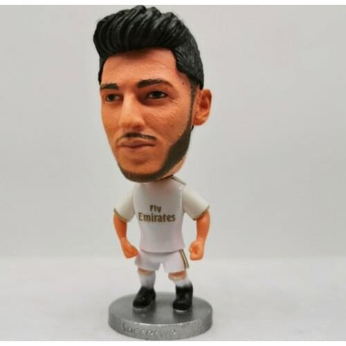 Soccerwe 2.55" Height Soccer Star Doll RM# 20# Asensio Figures 2020 White Kit Collectiable Toy Gift