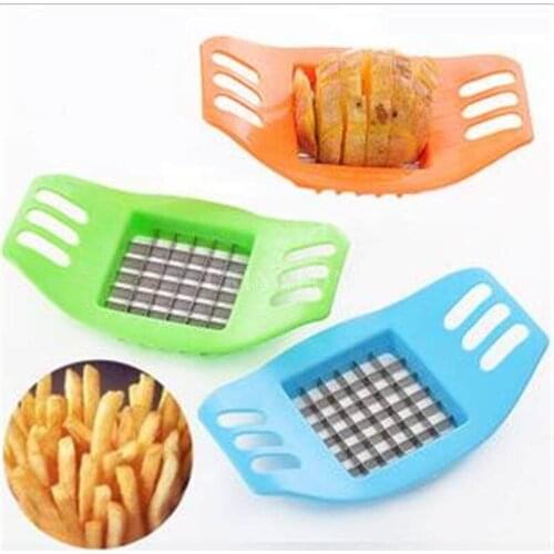 200Pcs/Lot New Creative Potato Bar Cutting Machine Ship Cutter Pommes Frites Kitchen, Kitchen Cutting Tool Accessories