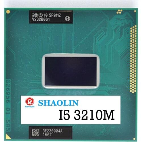 I5-3210M i5 3210M SR0MZ 2.5 GHz CPU ual-Core Quad-Thread rPGA988B Original SHAOLIN Official Version original Free Shipping