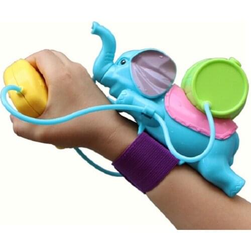 Hooyi Baby Elephant Water Blaster Toy Water Pistol Toys Summer Plaything Water For Children Bath Baby Bathing Toy Suit 3-6 Year