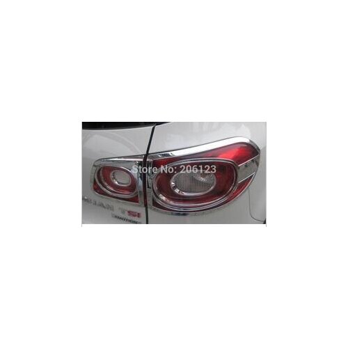 2010-2012 For Volkswagen Tiguan ABS Chrome Rear headlight Lamp Cover