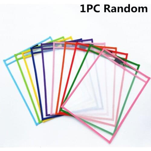 Dry Erase Pockets Can Be Reused Perfect for Classroom Organization, Plastic Reusable Dry Erase Pocket, Teaching Supplies