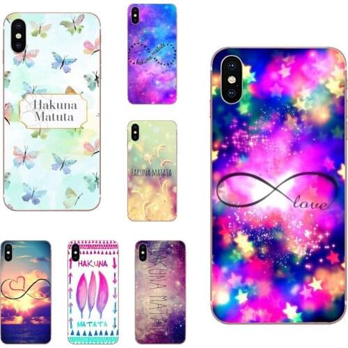 Lovely For Sony Xperia Z Z1 Z2 Z3 Z3+ Z4 Compact Z5 Plus M2 M4 XA XA1 XZ Premium Hakuna Matata Infinity