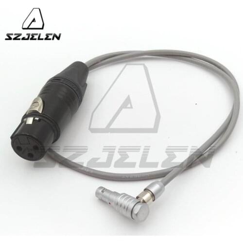 Arri Alexa Mini Audio Cable, 00.5pin plug to XLR 3 pin plug, CANARE Audio Cable ARRI Camera connector cable,60CM