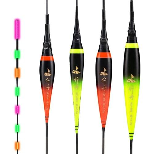 Nano Fishing Float with Super Bright Light High Sensitivity Electronic Bobber Night Fishing Tackle Flotador de pesca Dropship