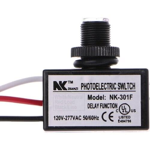 Outdoor Security Photo Electric Resistor Light Sensor Control Switch 50/60Hz Photoelectric Switch Accessories NK-301F for Lights