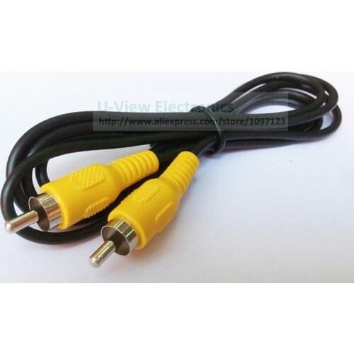 NCHTEK Dula Composite RCA Male to RCA Male Connector Extension Cord/Cable About 1.5M/Free DHL Shipping/100PCS
