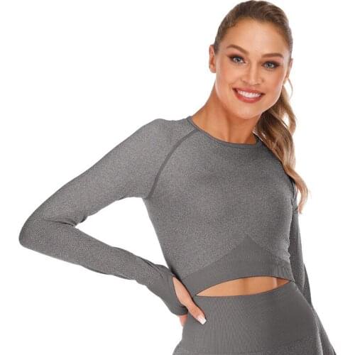 2021 New Womens Trendy Fitness Clothes Elastic Tight-fitting Seamless Thread Dance Sports Waist Waist Yoga Suit Three-piece